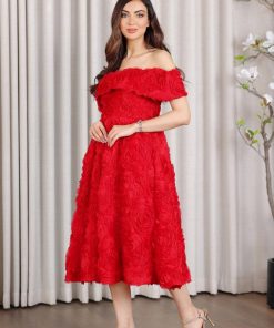 Alternative view of تريجر آيلاند - فستان اوف شولدر ورود