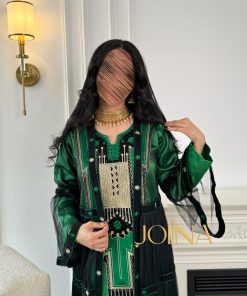 Alternative view of جولينا  - جلابية قطعتين لون اخضر