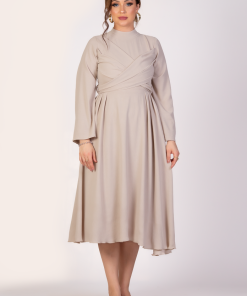 Alternative view of تريجر آيلاند - فستان ناعم ميد باكمام طويله