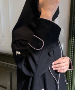 جواهر - عباية خطوط بجيوب 00110011