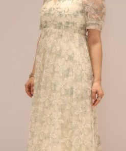 Alternative view of تريجر آيلاند - فستان مشجر اورجنزا مزين بلول