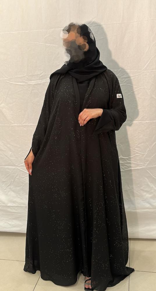 مارينا للعبايات - عباية شيفون لمعه