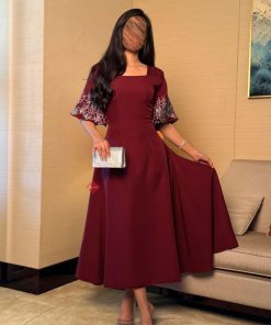 بينوش - فستان ناعم بأكمام واسعة