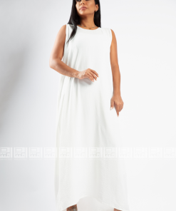 دار امتنان - فستان عباية أبيض  1157