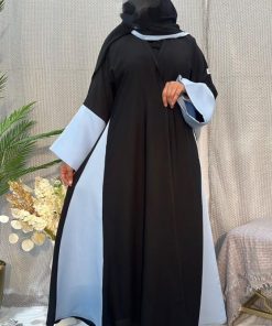 مارينا للعبايات - عبايات دارين  لون سماوي