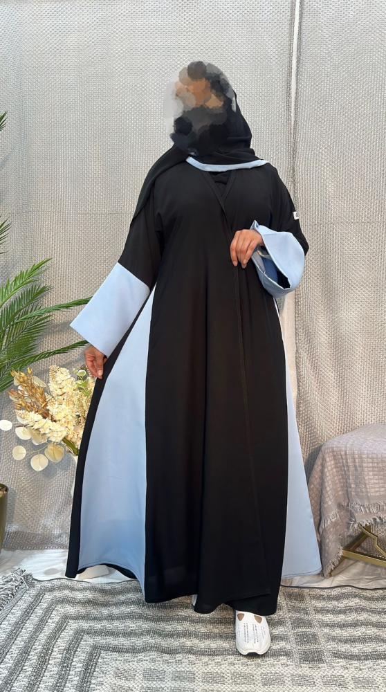 مارينا للعبايات - عبايات دارين لون سماوي