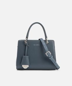 الفي - شنطة نسائية أنيقة جلد بلون أزرق