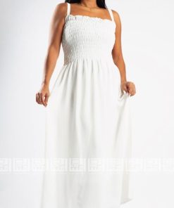 Alternative view of دار امتنان - فستان عباية سكري فاتح مزموم  1155