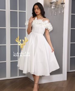 Alternative view of روز المها - فستان العيد بياقه مزينه بالورد