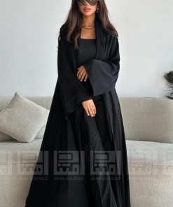 Alternative view of دار امتنان - بكج صيفي عبايتين باللون الأسود- 1591