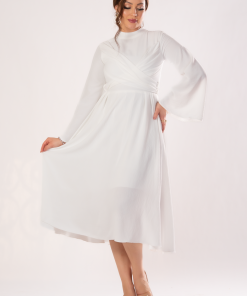 تريجر آيلاند - فستان ناعم ميد باكمام طويله