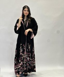 مارينا للعبايات - عبابه تطريز بيج