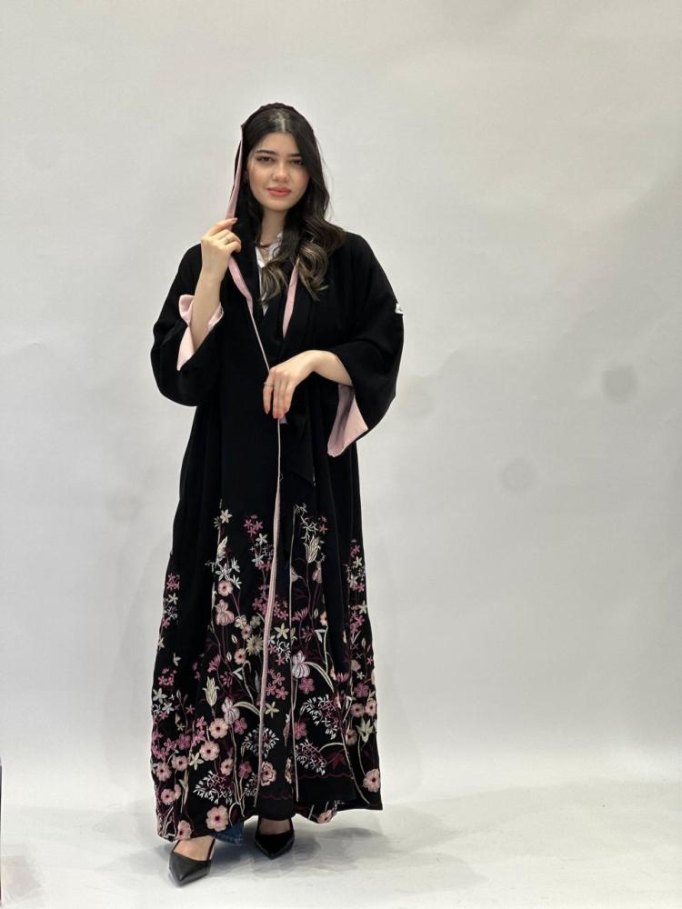 مارينا للعبايات - عبابه تطريز بيج