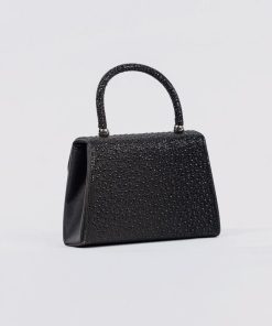 Alternative view of أوبرا فاشن - شنطة سهرة مرصعة بفصوص ولول لون اسود