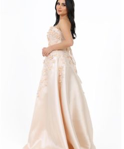 Alternative view of تريجر آيلاند - فستان سهرة نفاش اوف شولدر بورد طويل ميكادو