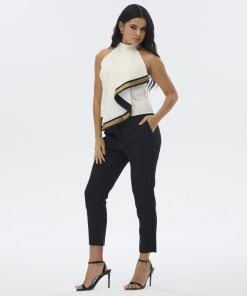 Alternative view of افورا  - بنطلون أسود سادة