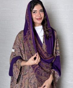 عزة المتميزة - حرير كشمير بنفسجي