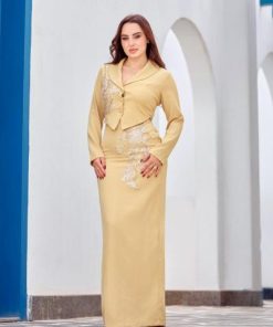 أوبرا فاشن - فستان أنيق بقصة جاكت وتطريز شك راقٍ