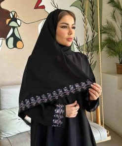 Alternative view of عزة المتميزة - عباية طبعة الورود