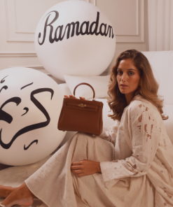 الفي - شنطة نسائية من الجلد بلون بني