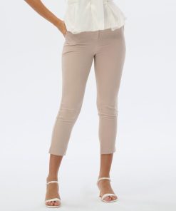 افورا  - بنطلون بيج سادة