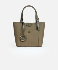 أوبرا فاشن - شنطة نسائية ماركة لورينا تعبر عن الأناقة بلون زيتي