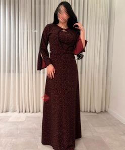 بينوش - فستان ناعم ستايل اكمام طويلة مفتوحة