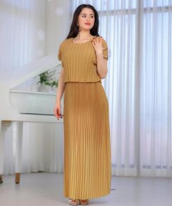 أوبرا فاشن - فستان سهرة مكسر بتصميم أنيق