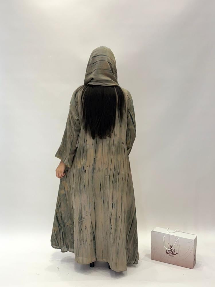 مارينا للعبايات - عبايه اثير بيج - الصورة 2