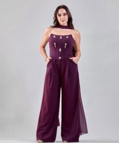 أوبرا فاشن - جمبسوت كريب بتصميم أنيق وتفاصيل فاخرة