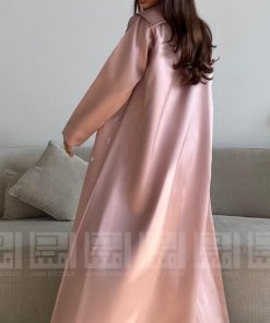 Alternative view of دار امتنان - عباية عيد أنيقة بتطريز خرزي فضي- 1458