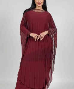 تريجر آيلاند - فستان سهرة طويل ناعم شيفون