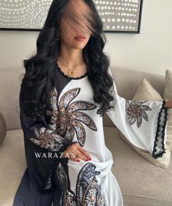 Alternative view of ورزان - جلابية أنيقة بتطريز فصوص