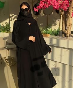 Alternative view of الفيروز  - عباية زارا اكمام شاغر