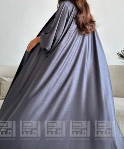 Alternative view of دار امتنان - عباية صيفية دبل فيس فخمة بقصة بشت لامعة- 1474