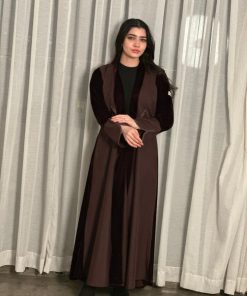 مارينا للعبايات - عباية "هيام"عنابي