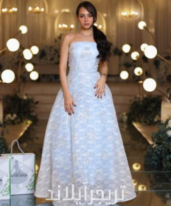 تريجر آيلاند - فستان خامه دانتيل مطرز