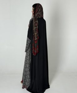 Alternative view of عزة المتميزة - عباية الحرير الاسود 4