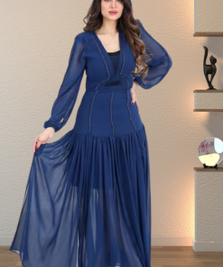 تريجر آيلاند - فستان شيفون بفتحة بطن