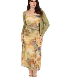 تريجر آيلاند - فستان مشجر بجاكت