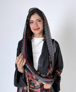 Alternative view of عزة المتميزة - حرير اسود سادة