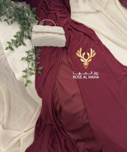 Alternative view of روز المها - فستان استرتش مرد حركة بالصدر