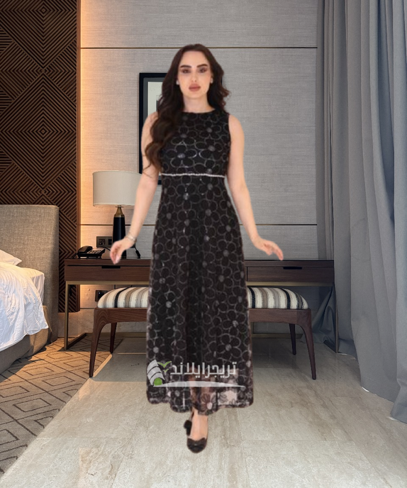 تريجر آيلاند - فستان طويل كت ترتر ورود