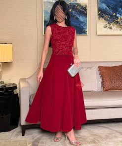 بينوش - فستان كت عودي نقش زهور