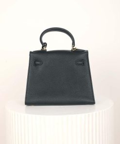 Alternative view of أوبرا فاشن - شنطة لون اسود مصنوعة من الجلد الفاخر