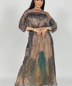 Alternative view of تريجر آيلاند - فستان طويل مشجر