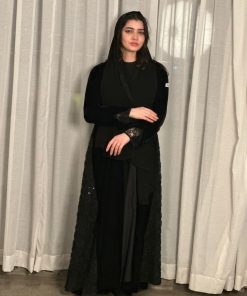 مارينا للعبايات - عبايه "نرجس"اسود