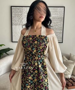 Alternative view of ورزان - جلابية رمضانية بتطريز وأكمام طويلة