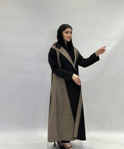 Alternative view of مارينا للعبايات - عباية نغم امام والخلف اسود