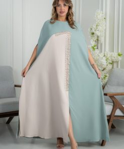 Alternative view of لورا فاشن - جلابيه أنيقة بلونين مع تصميم عصري